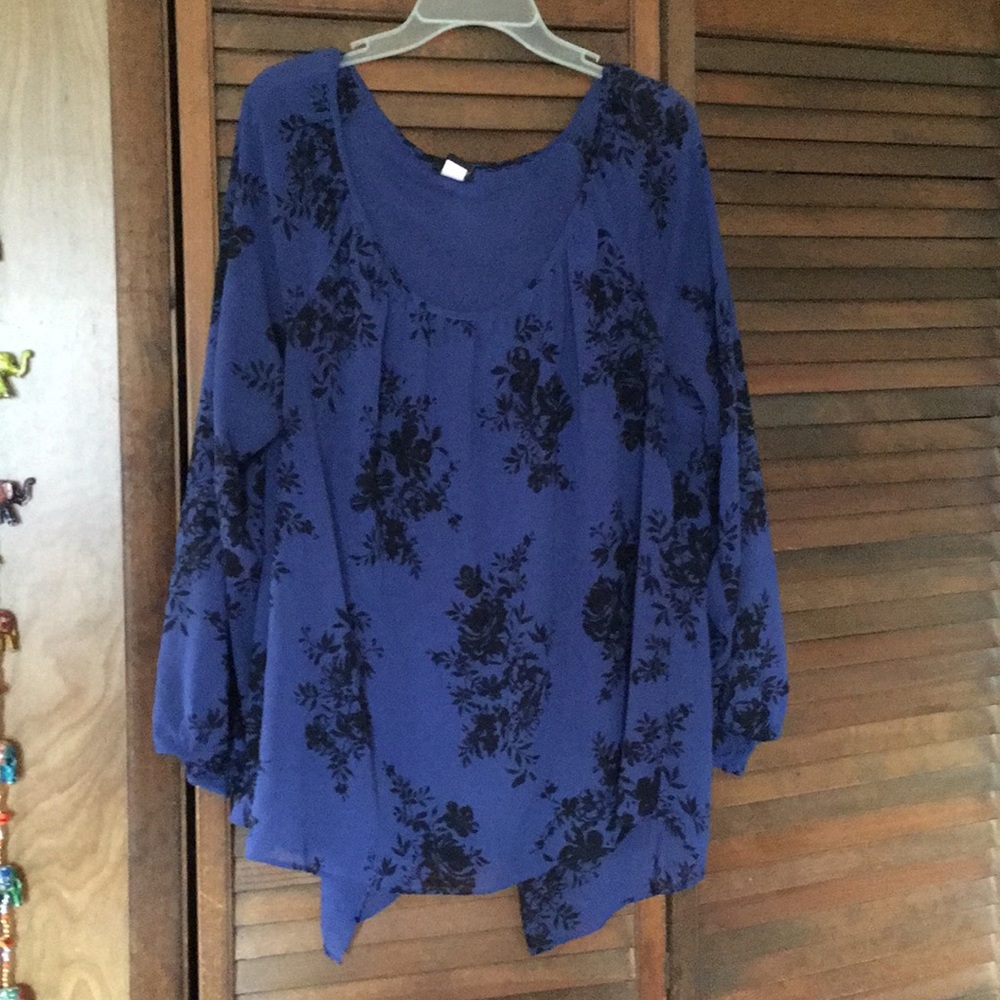 Blue Torrid blouse